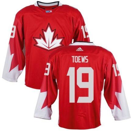 Team Canada #19 Jonathan Toews Red 2016 World Cup Stitched Youth NHL Jersey