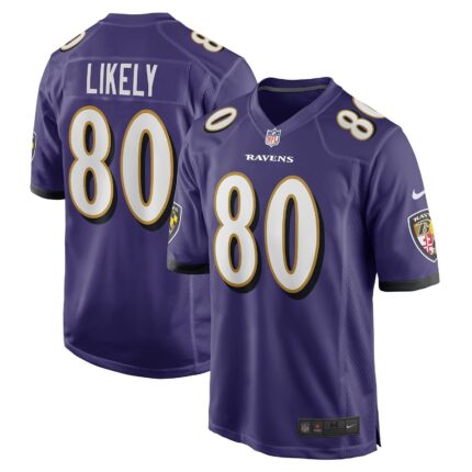 Isaiah Likely Baltimore Ravens Nike Game Jersey - Purple