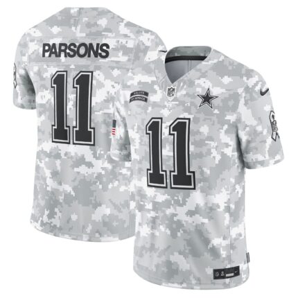 Micah Parsons Dallas Cowboys Nike 2024 Salute to Service Limited Jersey - Arctic Camo