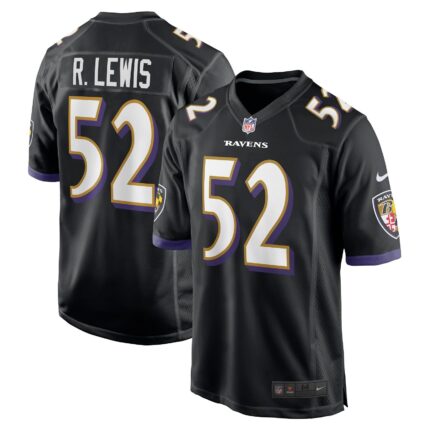 Ray Lewis Baltimore Ravens Nike Retired Jersey - Black