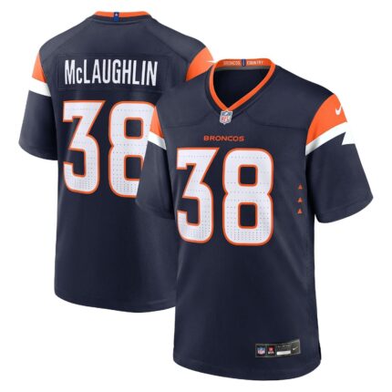 Jaleel McLaughlin Denver Broncos Nike Alternate Game Jersey - Navy